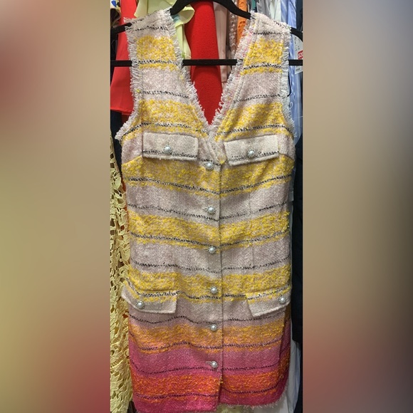 Anthropology Maeve Tweed Mini Dress sz10 - Picture 3 of 9